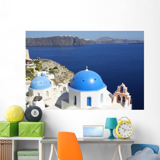 Santorini Oia Wall Decal