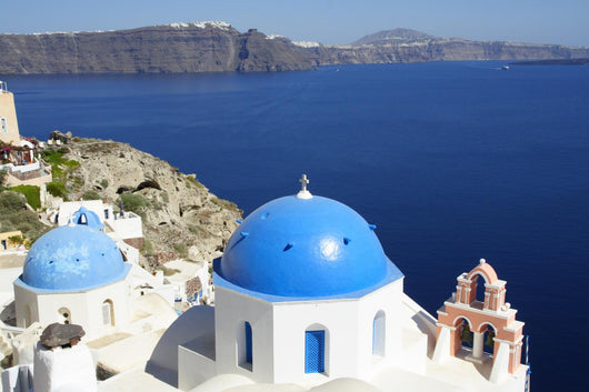 Santorini Oia Wall Decal