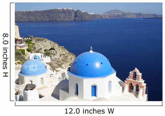 Santorini Oia Wall Decal