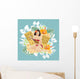 Girl With Ukulele Wall Decal