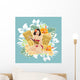 Girl With Ukulele Wall Decal