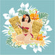 Girl With Ukulele Wall Decal