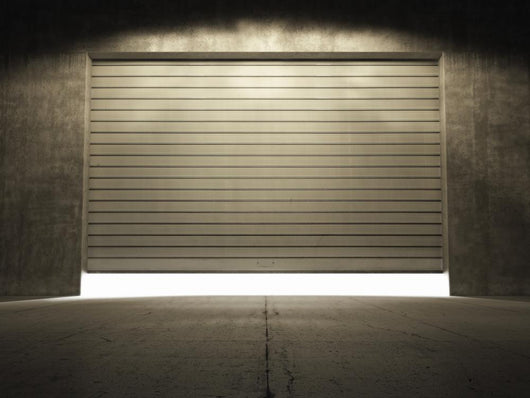 Spotlight Illuminate Building Grungy Wall Decal