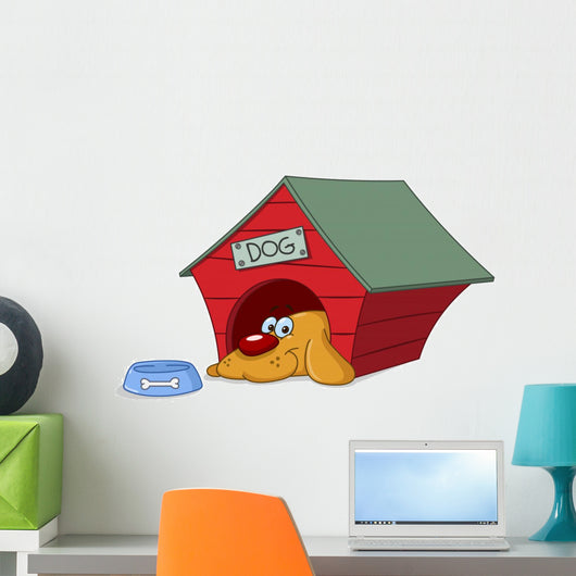 Dog Doghouse Wall Decal