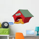Dog Doghouse Wall Decal