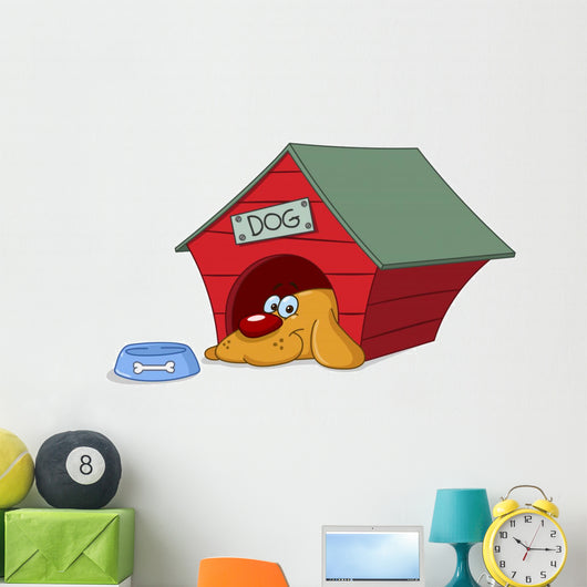 Dog Doghouse Wall Decal