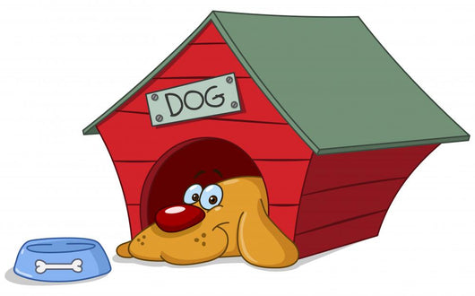 Dog Doghouse Wall Decal
