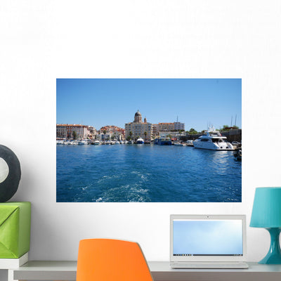 Saint-Raphael South France Wall Decal shown on a wall