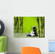 Young Green Bamboo Boke 2 Wall Decal