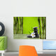 Young Green Bamboo Boke 2 Wall Decal