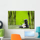 Young Green Bamboo Boke 2 Wall Decal