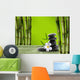 Young Green Bamboo Boke 2 Wall Decal