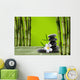 Young Green Bamboo Boke 2 Wall Decal