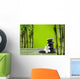 Young Green Bamboo Boke 1 Wall Decal
