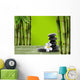 Young Green Bamboo Boke 1 Wall Decal