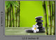 Young Green Bamboo Boke 1 Wall Decal