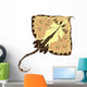 Cramp-Fish Stylized Electric Ray Wall Decal
