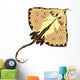 Cramp-Fish Stylized Electric Ray Wall Decal