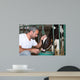 Farmer Feeding And Stroking Wall Decal
