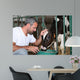 Farmer Feeding And Stroking Wall Decal