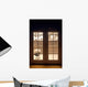 French Doors Winter Wall Decal