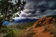 Garden Gods Colorado With Storm Clouds Wall Decal