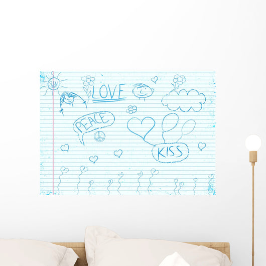 Hand Drawing Wall Decal
