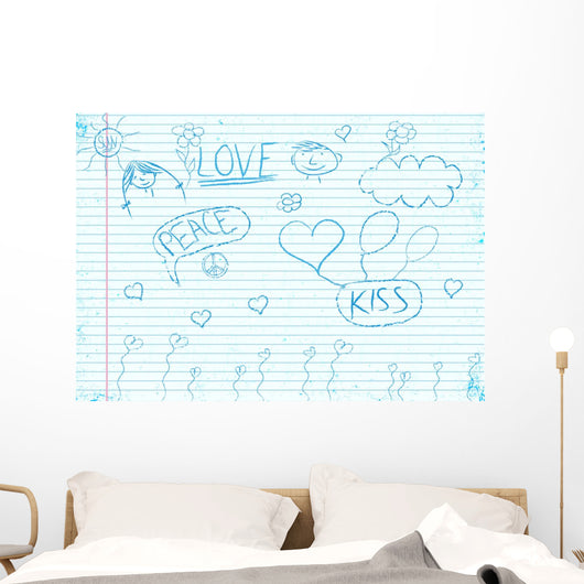 Hand Drawing Wall Decal
