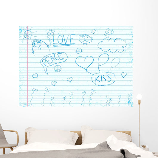 Hand Drawing Wall Decal
