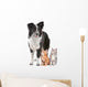 Border Collie And Two Wall Decal