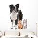 Border Collie And Two Wall Decal