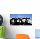 Holstein Calves Pasture Wall Decal