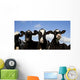 Holstein Calves Pasture Wall Decal