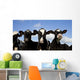 Holstein Calves Pasture Wall Decal
