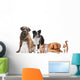 Mixed Group of Cats And Dogs Wall Decal