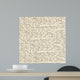Abstract Handwriting Old Vintage Wall Decal