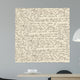 Abstract Handwriting Old Vintage Wall Decal