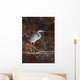 Portrait Blue Heron Foliage Wall Decal