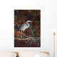 Portrait Blue Heron Foliage Wall Decal
