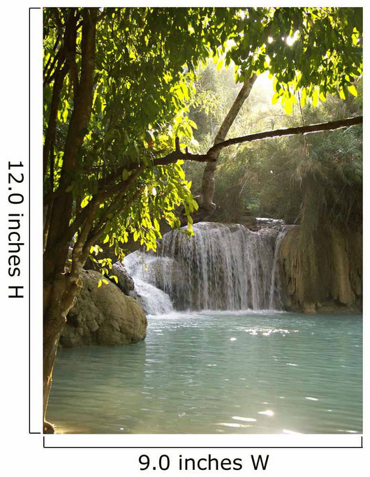 Pool Beneath Waterfall Wall Decal