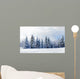 Beautiful Winter Landscape With Snow-Covered Evergreen Trees Wall Decal