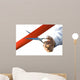 Cut Red Ribbon Wall Decal