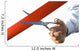 Cut Red Ribbon Wall Decal