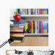 Books And Apple Wall Decal