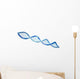3D Dna White Wall Decal