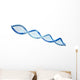3D Dna White Wall Decal