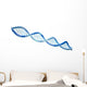 3D Dna White Wall Decal