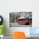 Red Tram Wall Decal