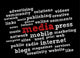 Media Word Cloud Wall Decal