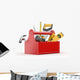 Toolbox With Tools Screwdriver Wall Decal